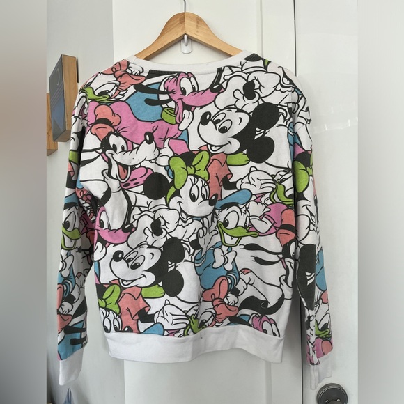 #26 Disney Mickey Mouse white and colourful sweatshirt - Picture 5 of 5